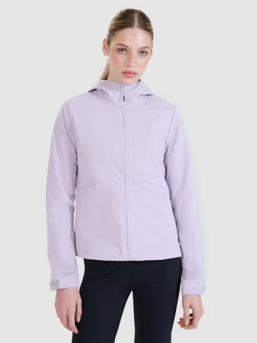4F Kurtka softshell wiatroodporna membrana 5000 damska - fioletowa XS-wyprzedaż