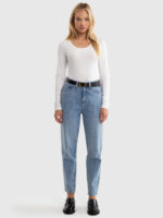 Body damskie slim białe Alinea 100-wyprzedaż