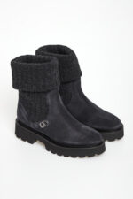 Botki damskie skóra zamszowa CESARE CASADEI-wyprzedaż