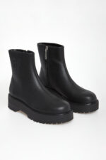 Botki damskie skórzane DKNY-wyprzedaż