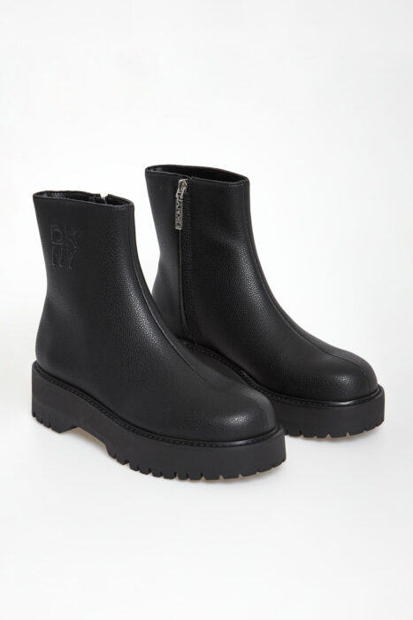 Botki damskie skórzane DKNY-wyprzedaż