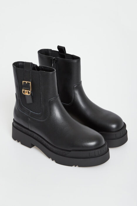 Botki damskie skórzane LIU JO-wyprzedaż