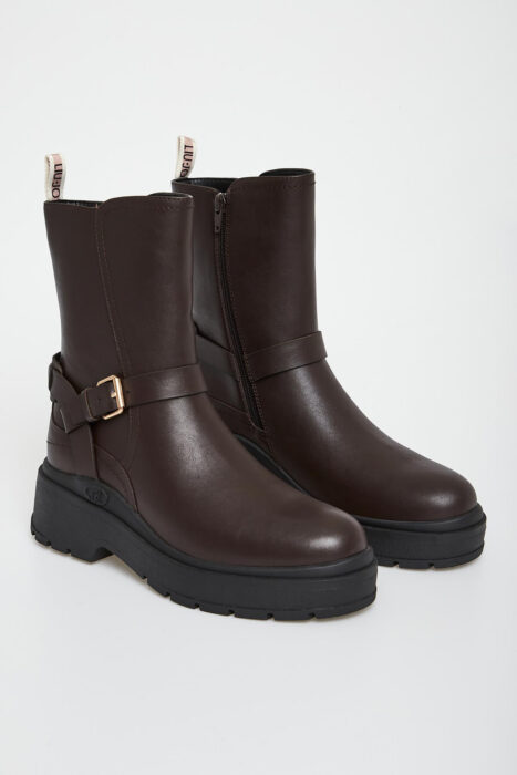 Botki damskie skórzane LIU JO-wyprzedaż