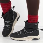 Czarne ciepłe zimowe botki damskie McKeylor 14013-wyprzedaż