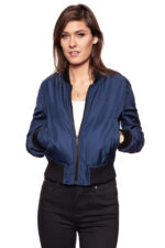 DAMSKA KURTKA PRZEJŚCIOWA WRANGLER BOMBER NAVY W4121XC35 112128752-wyprzedaż