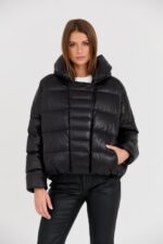 DIEGO M Czarna damska kurtka