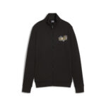 Damska kurtka dresowa ESS+ CLASS ACT PUMA Black-wyprzedaż