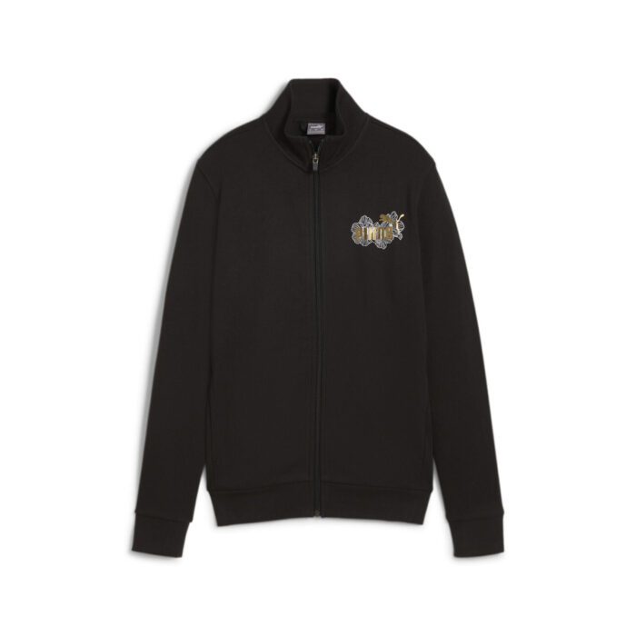 Damska kurtka dresowa ESS+ CLASS ACT PUMA Black-wyprzedaż