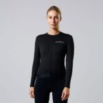 Damska kurtka kolarska Thermo Fleece z długim rękawem-wyprzedaż