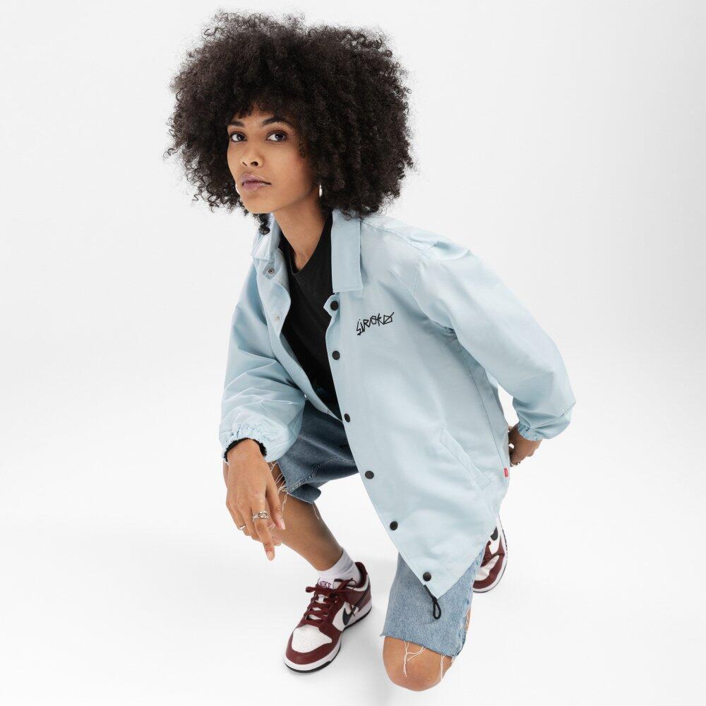 Kobieta Lifestyle Damska kurtka coach Puerto Plata-W Siroko Jasnoniebieski-wyprzedaż