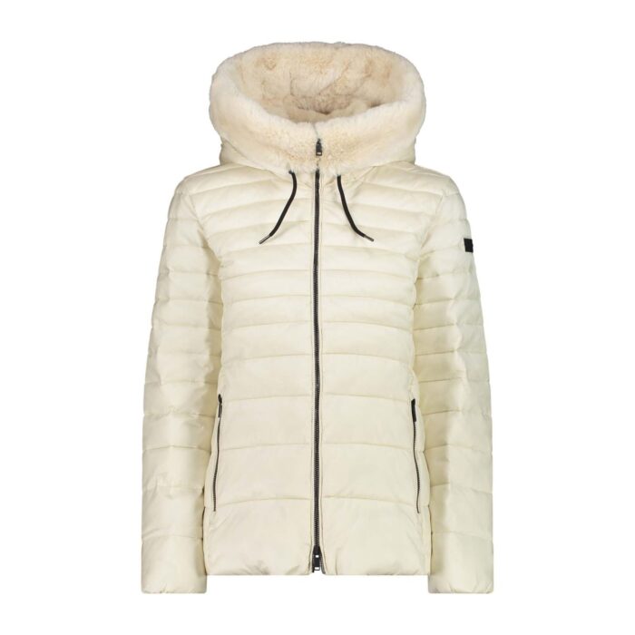 Kurtka Damska Zimowa CMP 32K3076F OCIEPLANA Biała-wyprzedaż