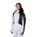 Kurtka Narciarska Rossignol damska W Saluver PR JKT biała-wyprzedaż