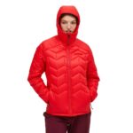 Kurtka Peak Performance damska Elevate Liner Hood Jacket czerwona - XS-wyprzedaż