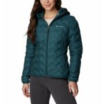 Kurtka Turystyczna Puchowa Damska Columbia Delta Ridge Down Hooded Jacket-wyprzedaż