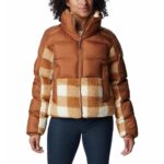 Kurtka Turystyczna Puchowa Damska Columbia Leadbetter Point Sherpa Hybrid-wyprzedaż