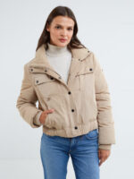 Kurtka damska o pudełkowym fasonie Dropia 801-wyprzedaż