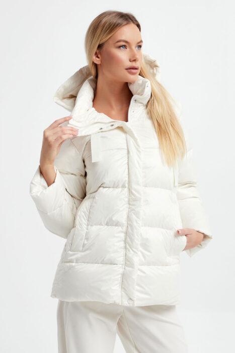 Kurtka damska pikowana Lalla MARELLA MONOCHROME-wyprzedaż