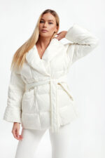 Kurtka damska pikowana Scandio MARELLA MONOCHROME-wyprzedaż