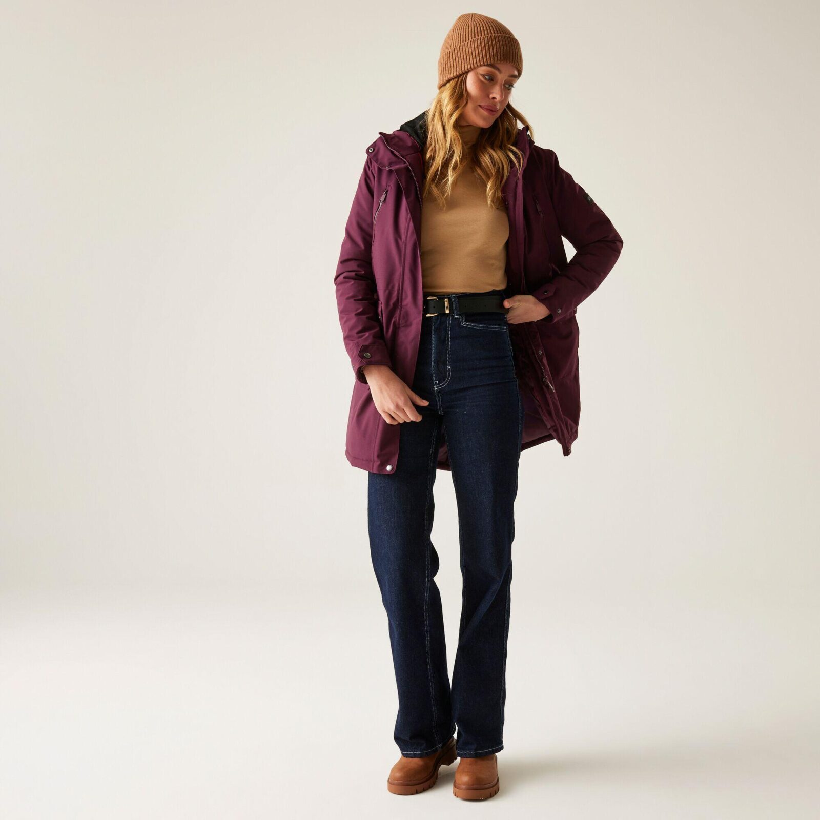 Kurtka damska przejściowa ocieplana przeciwdeszczowa Valenta-wyprzedaż