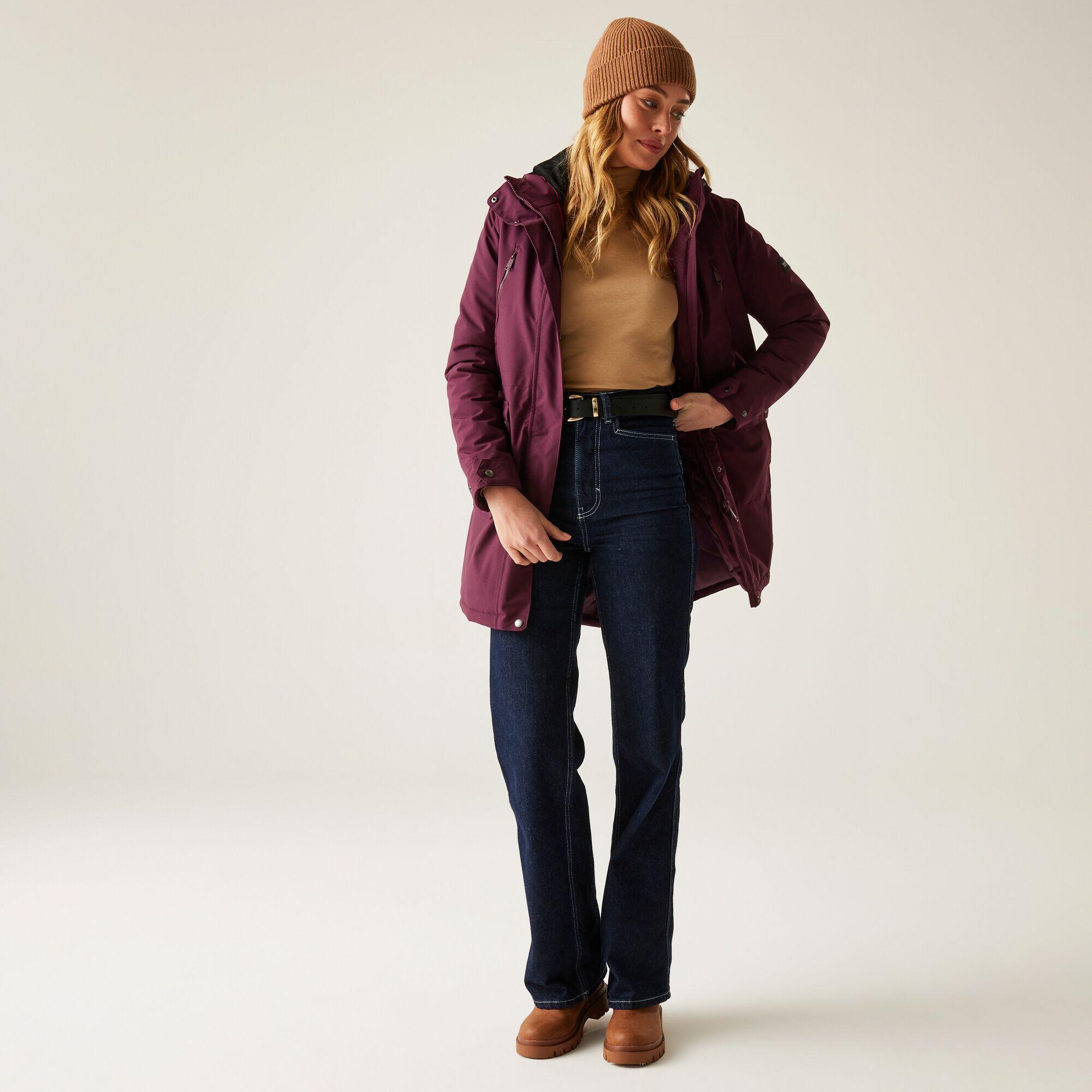 Kurtka damska przejściowa ocieplana przeciwdeszczowa Valenta-wyprzedaż