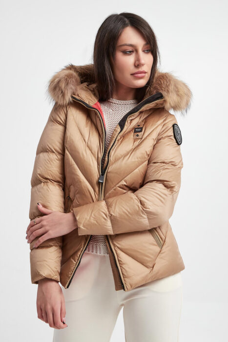 Kurtka damska puchowa BLAUER-wyprzedaż