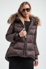 Kurtka damska puchowa CESARE CASADEI-wyprzedaż