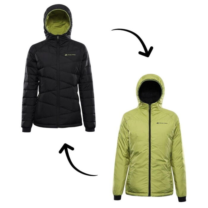 Kurtka damska puchowa dwustronna Alpine Pro Rogita 2-wyprzedaż