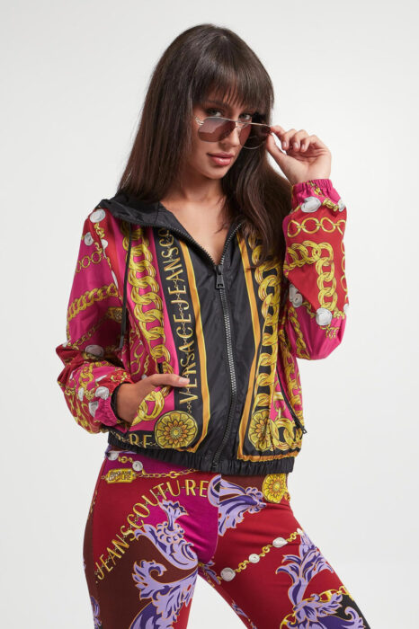 Kurtka damska z kapturem VERSACE JEANS COUTURE-wyprzedaż