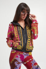 Kurtka damska z kapturem VERSACE JEANS COUTURE-wyprzedaż