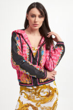 Kurtka damska z kapturem VERSACE JEANS COUTURE-wyprzedaż