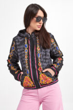 Kurtka damska z kapturem VERSACE JEANS COUTURE-wyprzedaż