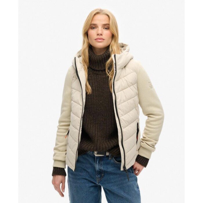 Kurtka hybrydowa z kapturem Storm od SUPERDRY-wyprzedaż