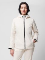 Kurtka narciarska membrana 5000 damska Outhorn - biała-wyprzedaż