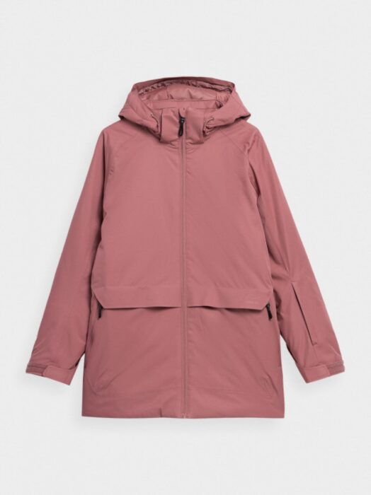 Kurtka narciarska membrana 8000 damska - różowa-wyprzedaż