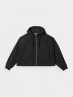 Kurtka przejściowa damska - czarna-wyprzedaż