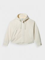 Kurtka przejściowa membrana 5000 damska - kremowa-wyprzedaż