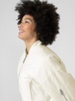 Kurtka przejściowa z membraną 5000 damska Outhorn - biała-wyprzedaż