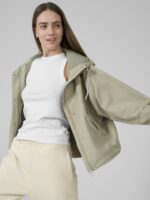 Kurtka przejściowa z membraną 5000 damska Outhorn - zielona-wyprzedaż