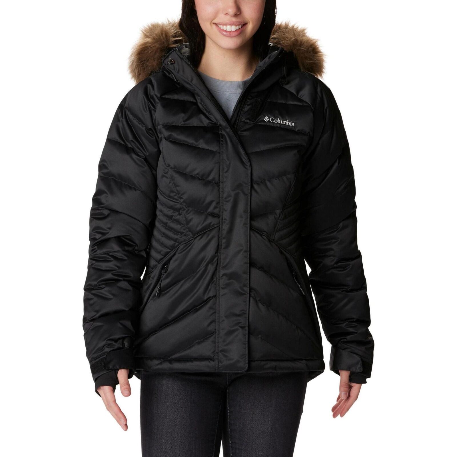 Kurtka puchowa damska Columbia Lay D Down III-wyprzedaż
