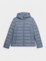 Kurtka puchowa z wypełnieniem syntetycznym damska-wyprzedaż