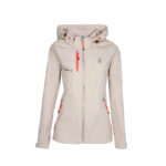 Kurtka softshell damska AULP ROSSA wodoodporna oddychająca regulowana z kapturem-wyprzedaż