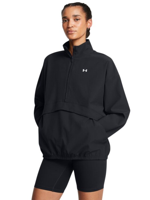 Kurtka treningowa damska Under Armour Armoursport Anorak - czarna-wyprzedaż