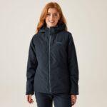 Kurtka turystyczna damska Frelton wodoodporna ocieplana-wyprzedaż