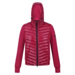 Kurtka turystyczna damska Kelton Regatta pikowana z kapturem-wyprzedaż