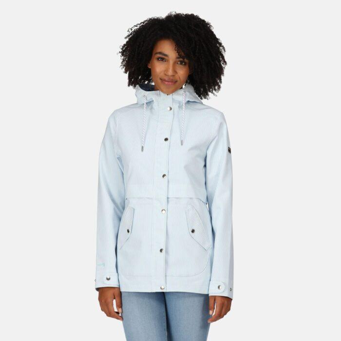 Kurtka turystyczna parka z membraną damska Bayla przeciwdeszczowa-wyprzedaż