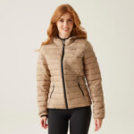 Kurtka turystyczna pikowana z kapturem damska Marizion Regatta-wyprzedaż