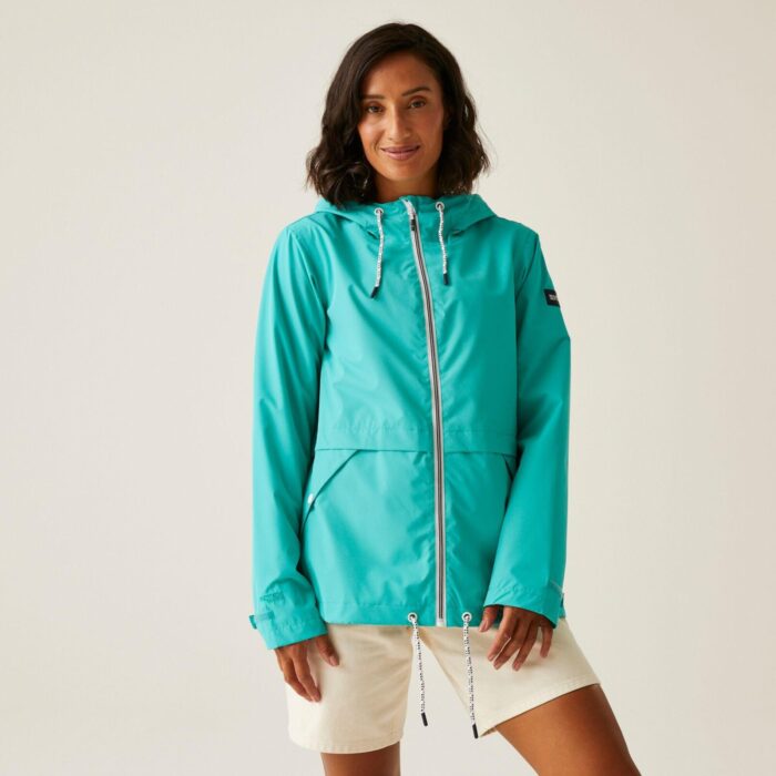 Kurtka turystyczna przeciwdeszczowa damska Bayletta wodoodporna-wyprzedaż