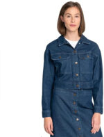 LEE SEASONAL RIDER JACKET KURTKA JEANSOWA DAMSKA DARK WILMA L54HDJGR 112112779-wyprzedaż