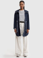 Parka damska z kapturem granatowa Nebula 403-wyprzedaż