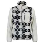 Polar zippowany z kieszenią na piersi dla kobiet Peak Mountain Sherpa 350G-wyprzedaż